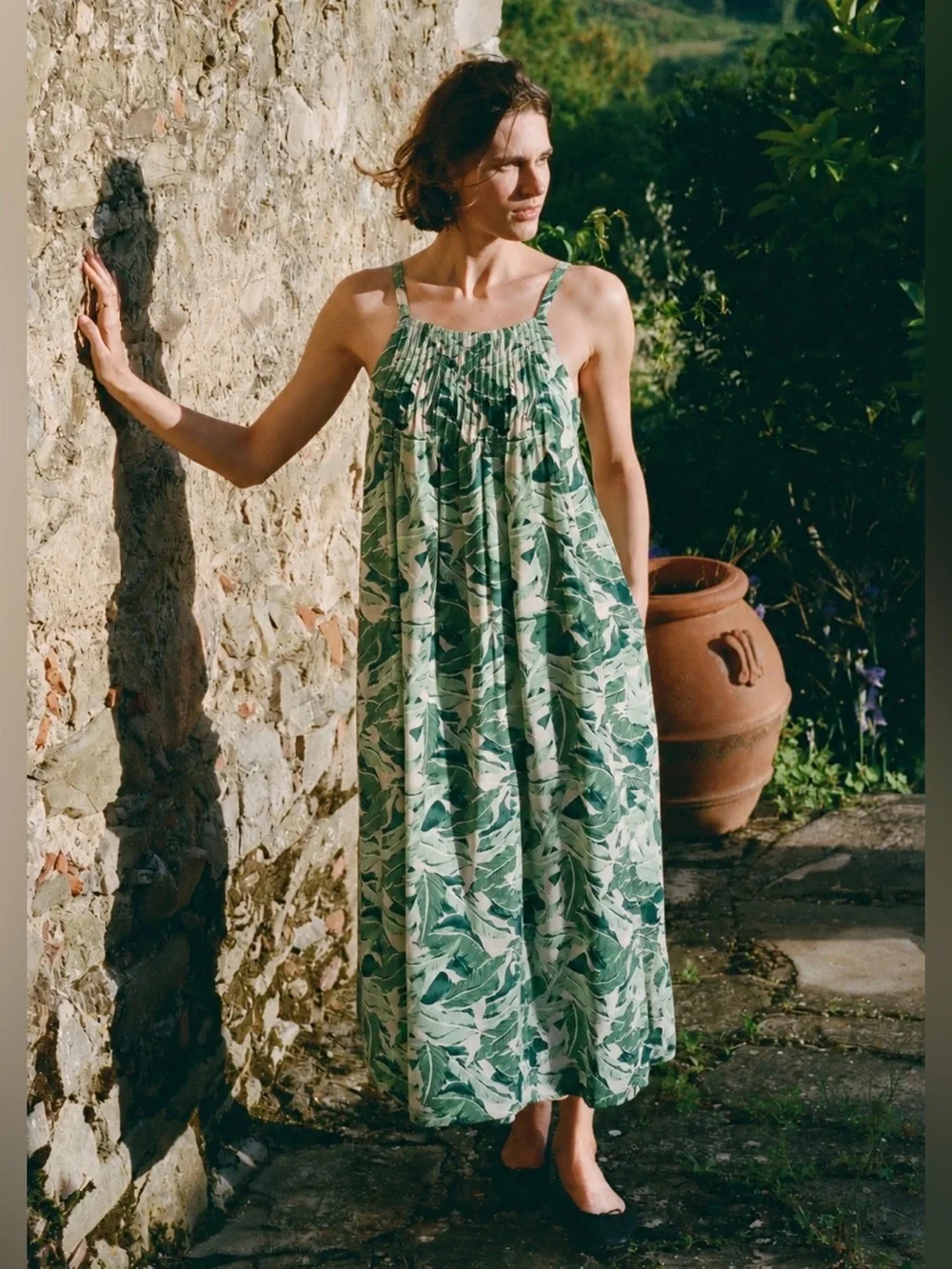 green banana leaf dress Real Banana Leaf Dress